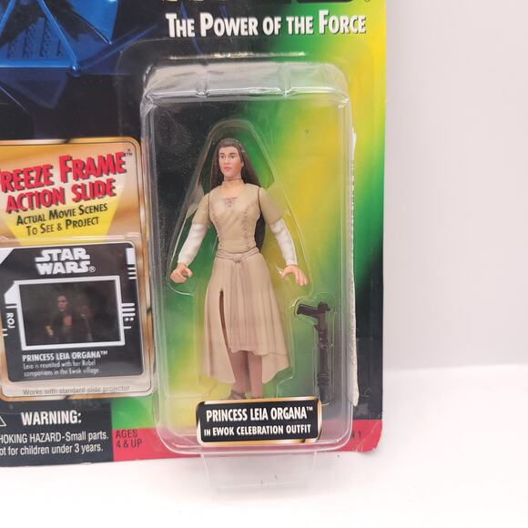 Star Wars The Power of the Force EV9D9 Saelt Maree Leia New in Packaging - Picture 3 of 8